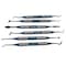A2Z Scilab 6 Pcs Hollow Handle Blue Titanium Dental Composite Placement Stainless Steel Tools A2Z-ZR931 - alternate 1